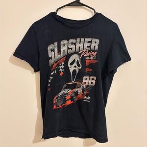 Slasher Racing Ghostface Scream Halloween Nascar 96 T-Shirt Size Small